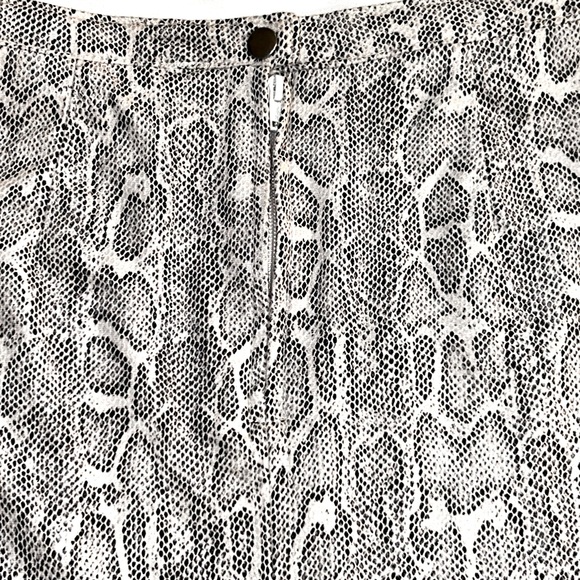 Free People Y2K Faux Snake Skin Mini Skirt - Picture 5 of 6